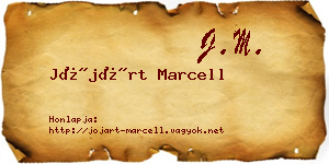 Jójárt Marcell névjegykártya