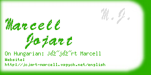 marcell jojart business card